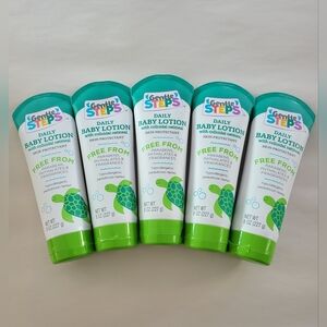Gentle Steps Daily Baby Lotion with Colloidal Oatmeal 8oz Lot of 5 Bottles New